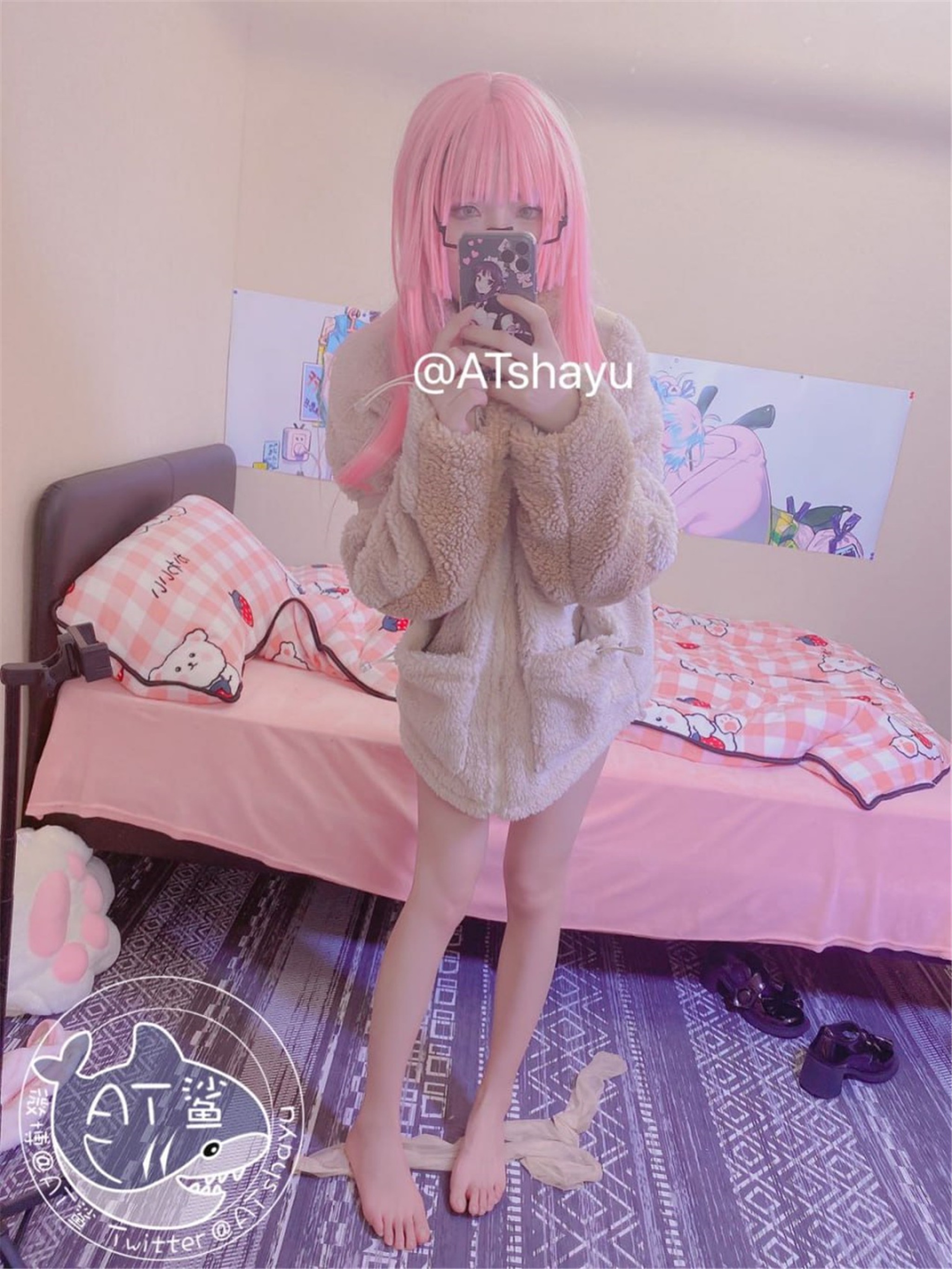 图片[1]-AT鲨 – NO.039 熊熊羊羔绒[23P]-XikXak